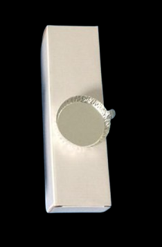 SampleMAX™ Disposable Aluminum Pans for Weighing and Moisture Analyzers, Round with Tabs, 40 mL Capacity, case of 1,000 (10 packs of 100)