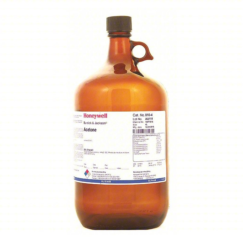 ACETONE, for HPLC, GC, pesticide residue analysis and spectrophotometry, 4L