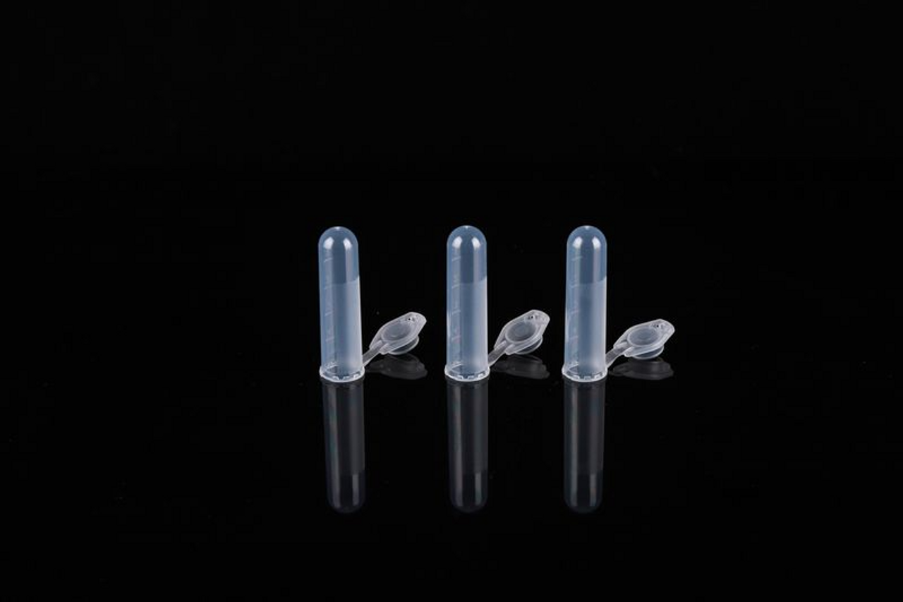 5ml Centrifuge Tubes, Clear, Round Bottom, Snap Cap, non-sterile, 200/pk, 2000/case