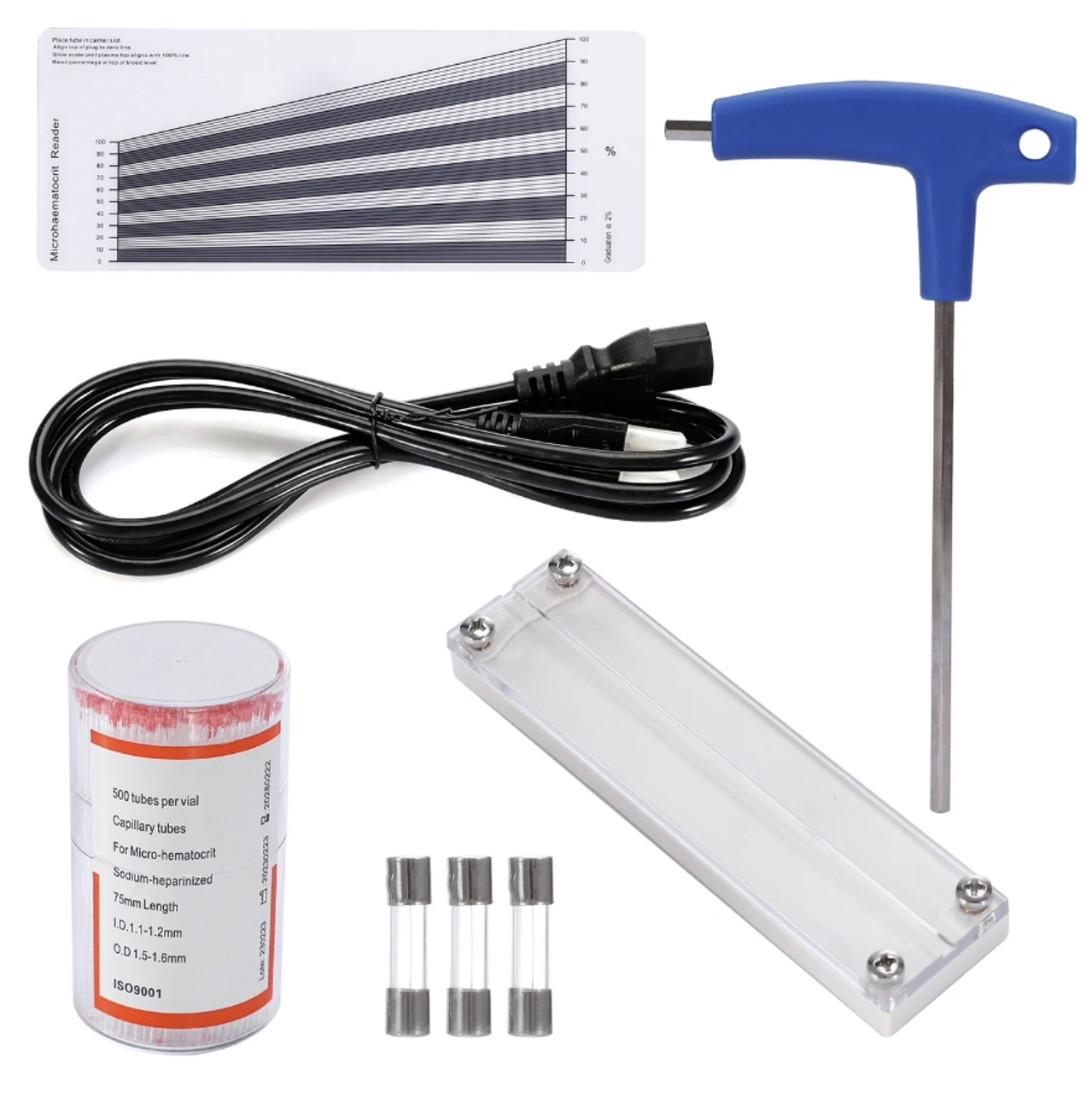 Hematocrit Centrifuge, 12,000rpm, Rotor for 24 Capillary Tubes