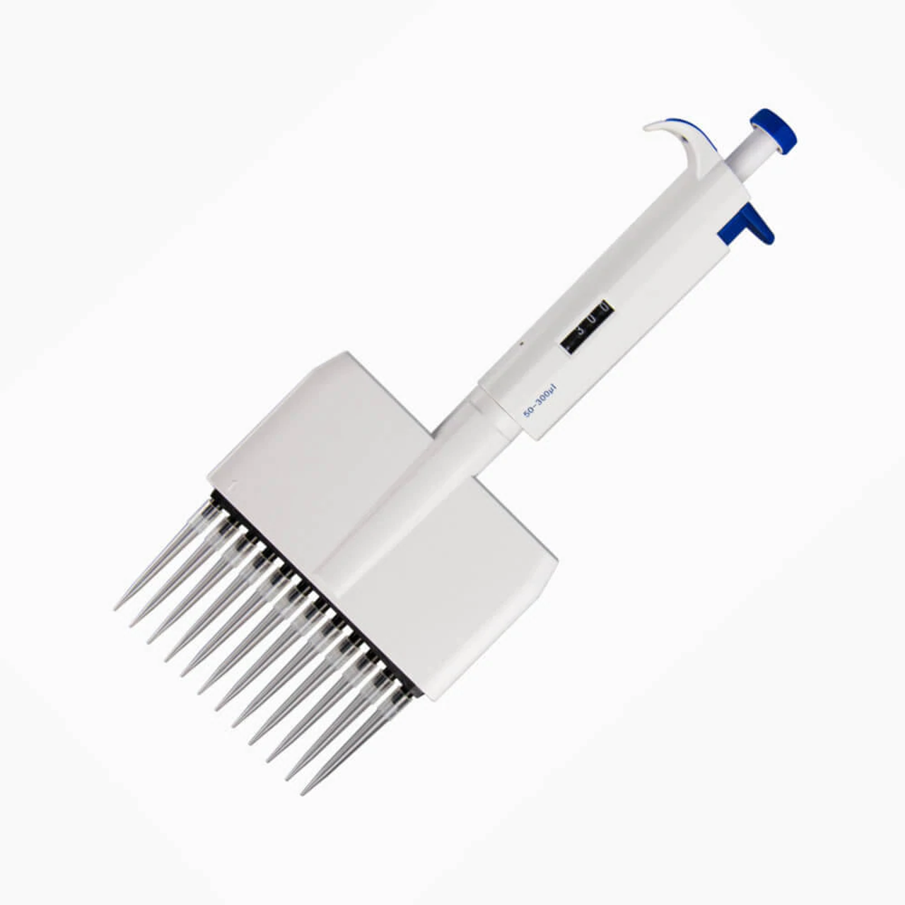 8-Channel Pipette, Adjustable Volume, 50-300uL 8-Channel Pipette, Adjustable Volume, 50-300uL