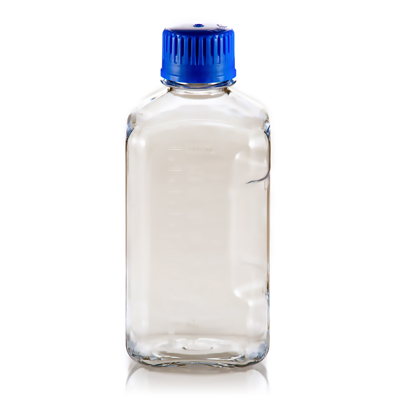 2000ml PETG square media bottle, sterile, 6 bottles per pack 2000ml PETG square media bottle, sterile, 6 bottles per pack