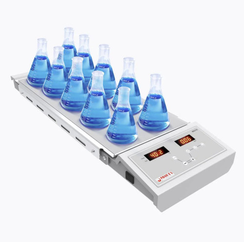 4E's Scientific Magnetic Hotplate Stirrer, 10-Position