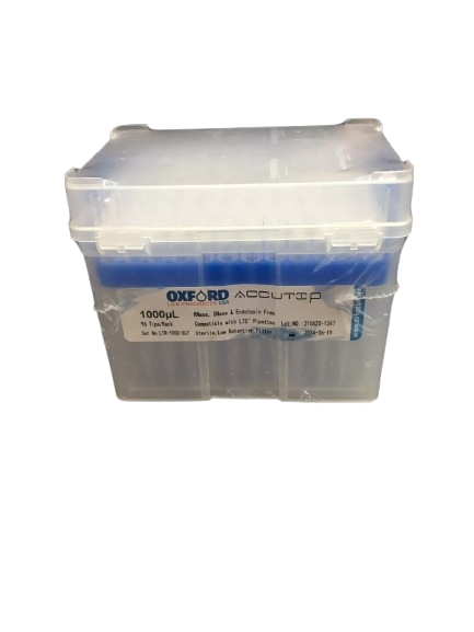 Oxford 1000ul LTS Compatible, Sterile, Low Retention, Filter 96 tips/rack, 10 racks/pack, 5 packs/case