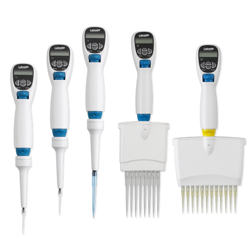 Labnet Excel Electronic 8-Channel Pipettor, 2-20uL, 120V