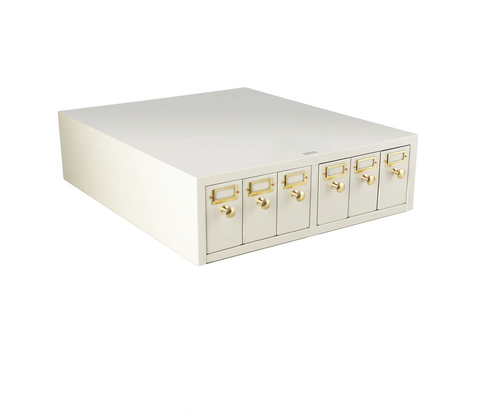 Slide Storage Cabinet (DOES NOT INCLUDE BASE), Beige