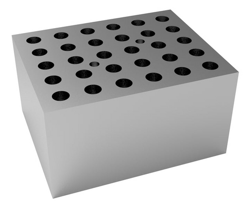 Single Block, PCR tube,  30 x 0.5ml, Φ7.9mm x 27.6mm - Dry Bath Incubator Blocks and Accessories