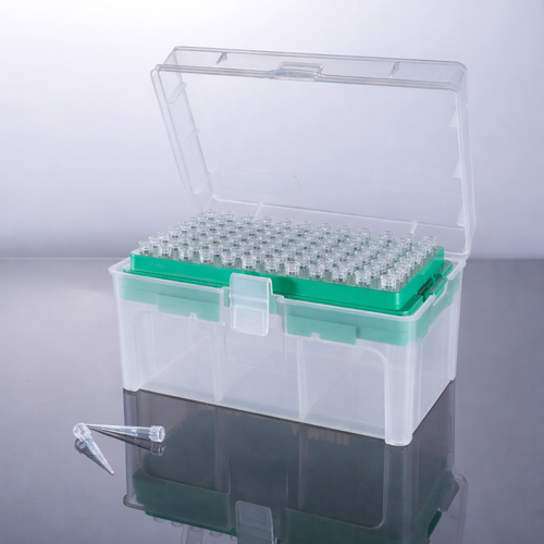 RecoverMAX  0.5-10uL XL Non-Filtered Pipette Tips - Sterile, Low Retention, RNase/DNase-Free, Racked, Batch-Consistent (4800/case)
