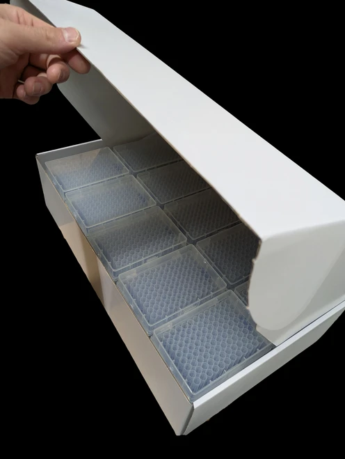 RecoverMAX  100-1250uL XL Non-Filtered Pipette Tips - Sterile, Low Retention, RNase/DNase-Free, Racked, Batch-Consistent (4800/case)