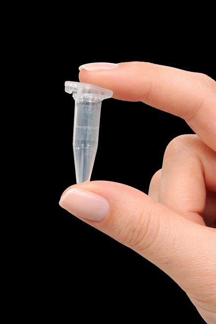 RecoverMAX  1.5mL Microcentrifuge Tubes, LOW-BINDING, STERILE, DNAse/RNAse/Pyrogen-free, Overbite™ Locking Snap Cap, Clear Polypropylene, case of 5,000