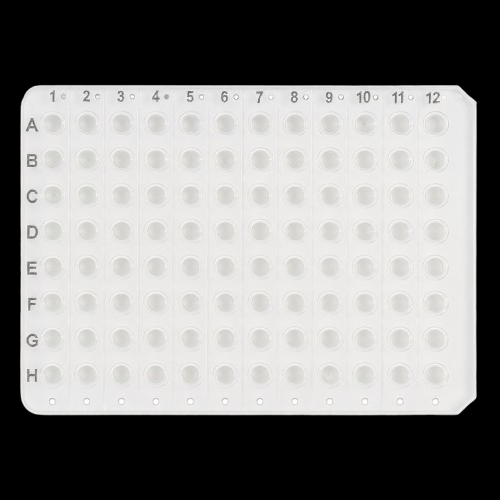 RecoverMAX™  0.2mL 96-Well PCR Plate, No Skirt, Clear, DNase/RNase-Free, 50/bx
