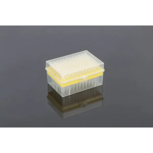 100ul Filtered Pipette Tips, Clear, Racked, Low-retention, Sterile,  96/rack, 10 racks/pk, 50 racks/cs (case of 4800 tips)