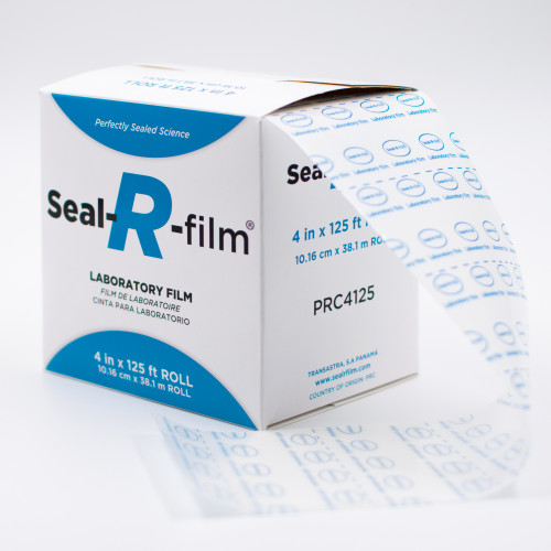 Seal-R-Film® Optically-clear Parafilm Alternative, 4” x 125ft