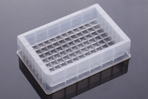 Reservoir microplates without lids, single well, 96 troughs, low profile 31.4mm height, 195ml, non-Sterile, 10/pk, 50/cs