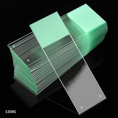 Graduated Microscope Slides Microscope Slides, Diamond White Glass, 25 x 75mm, Charged, 90 Ground ...