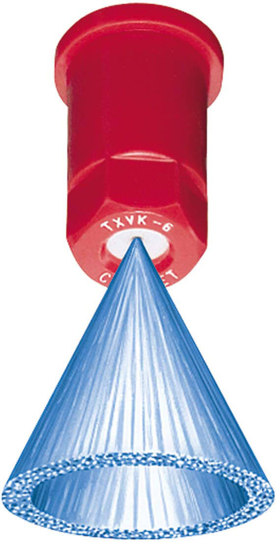 ConeJet Ceramic VisiFlo Spray Tip Nozzles | TXB80VK TeeJet