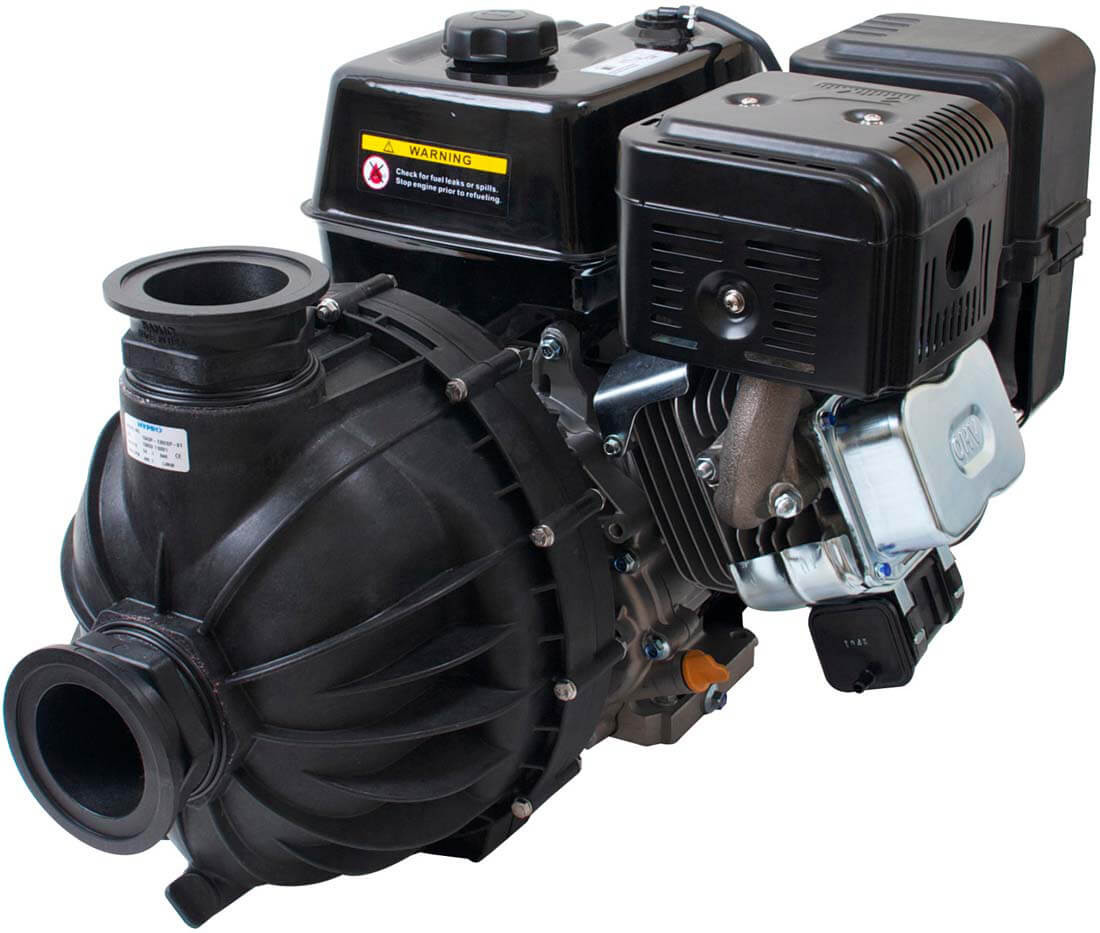 Hypro 1542P-200HSP 5.5 HP Honda GX200 Gas Poly Transfer Pump with