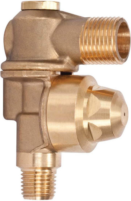 1/4" MPT 1 Outlet Brass Rollover 