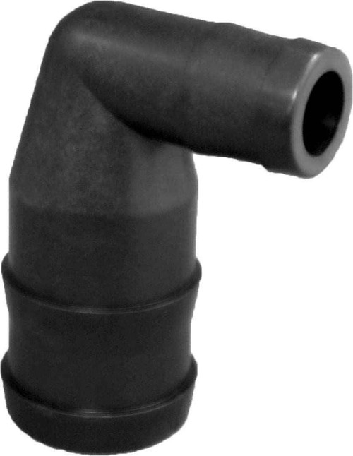 Pipe 90° Elbow Fitting - 2" Hose Barb x 1 1/4" Hose Barb