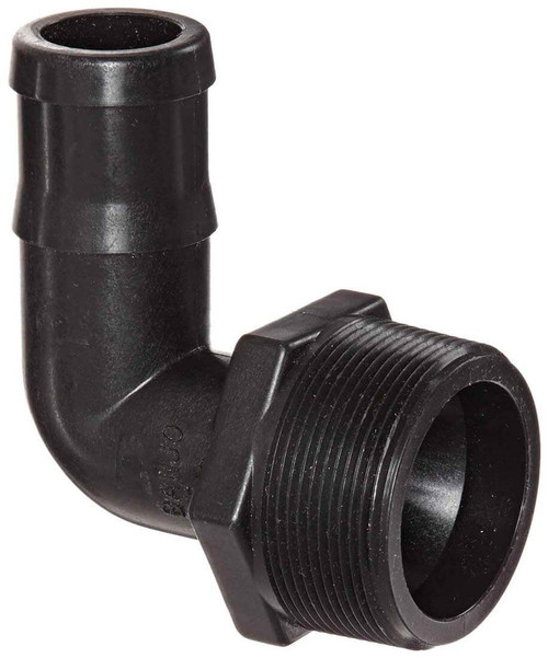 90° Hose Barb Fitting - 2" MPT x 1 1/2" Hose Barb