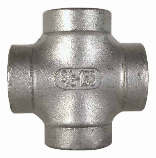 Stainless Steel Pipe Cross Fitting - 1/2" FPT
