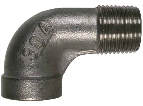 Stainless Steel Pipe Street Elbow Fitting - 1" FPT x 1" MPT