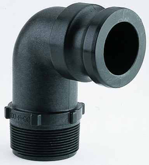 Cam Action 90° Coupler Fitting - 2" Male Adapter x 2" MPT