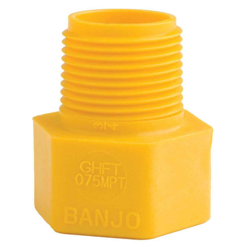 Garden Hose Adapter Fitting - 3/4" MPT x 3/4" FGHT