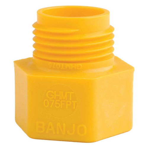 Garden Hose Adapter Fitting - 3/4" FPT x 3/4" MGHT