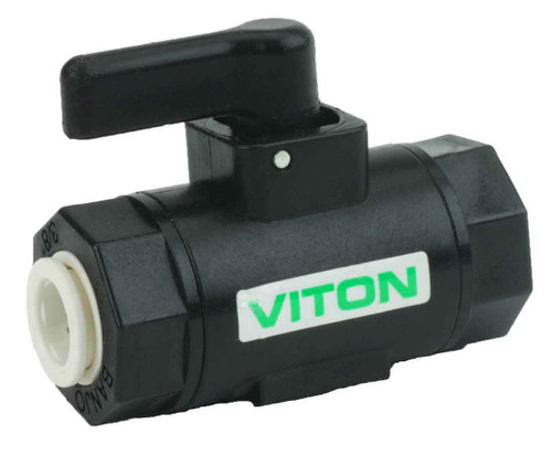 Banjo KZ-NPZC28-1CEBS-D01 KZ ZipValve 2-Way Ball Valve - 3/8
