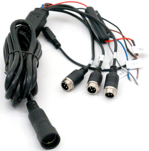 Wiring Harness for 5" Heavy Duty Monitor & 7" Weatherproof Monitors