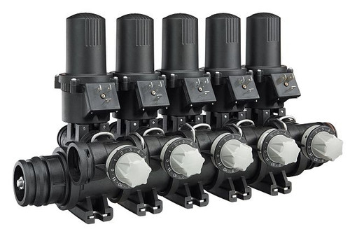 TeeJet DirectoValve 5-Valve 3-Way Manifold Shutoff Ball Valve