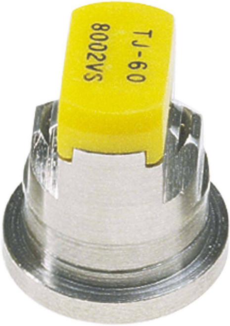 TeeJet TJ60-6502VS TwinJet Yellow Acetal-Stainless Steel Twin Flat