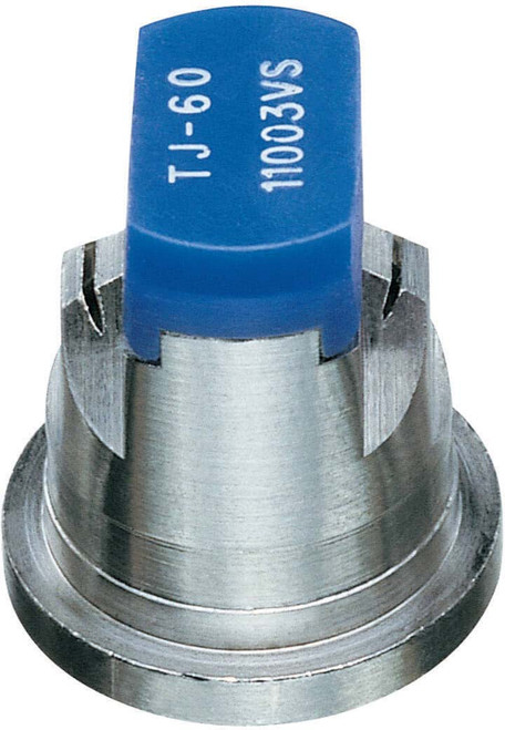 TeeJet TJ60-6502VS TwinJet Yellow Acetal-Stainless Steel Twin Flat