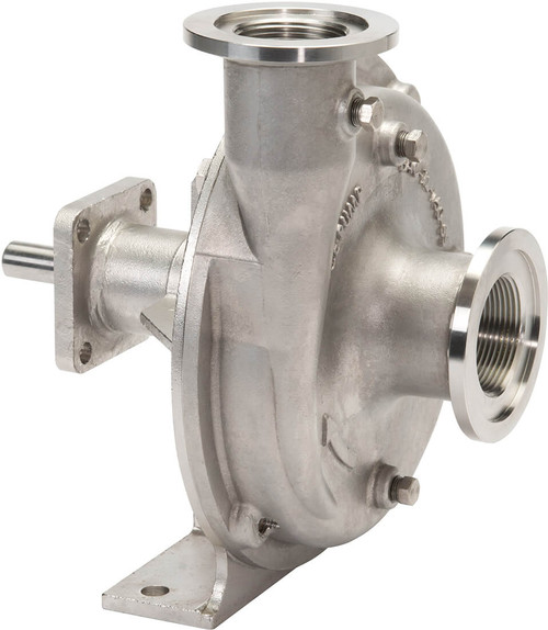 Belt Driven 316 Stainless Steel Pump with 1-1/2" Suction x 1-1/4" Discharge