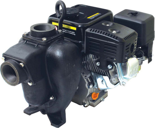 6.5 HP PowerPro Gas Cast Iron Transfer Pump with 2" NPT Inlet x 2" NPT Outlet