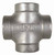 Stainless Steel Pipe Cross Fitting - 1" FPT