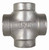 Stainless Steel Pipe Cross Fitting - 4" FPT