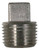 Stainless Steel Pipe Square Head Plug Fitting - 3/4" MPT