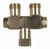 Brass Swivel Union Fitting - 1/4" FPT x 11/16" MPS-1703068516