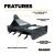 Braber 3-Point Box Grader Scraper 60" 20/45 HP Model# BE-GS05N
