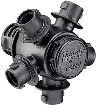 TeeJet QC365-NYB-VI 5 Outlet Multiple Nozzle Body Assembly for Wet