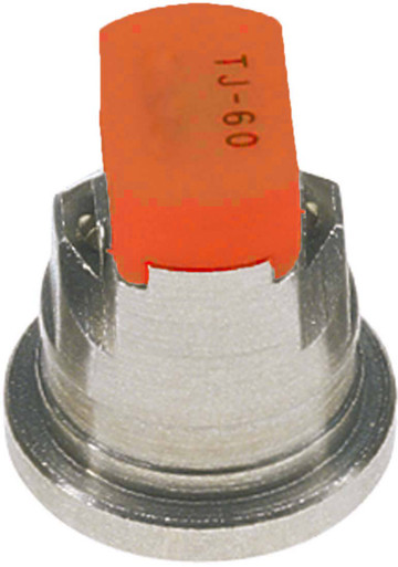 TeeJet TJ60-6501VS TwinJet Orange Acetal-Stainless Steel Twin Flat
