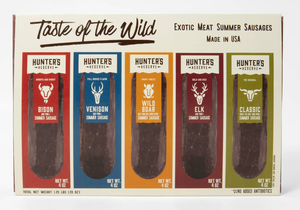 Taste of the Wild - Exotic Summer Sausage Variety Gift Set - Hunter's Reserve Taste of the Wild - Exotic Summer Sausage Variety Gift Set - Hunter's Reserve