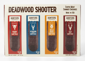 Deadwood Shooter - Exotic Summer Sausage Variety Gift Set - Hunter's Reserve Deadwood Shooter - Exotic Summer Sausage Variety Gift Set - Hunter's Reserve