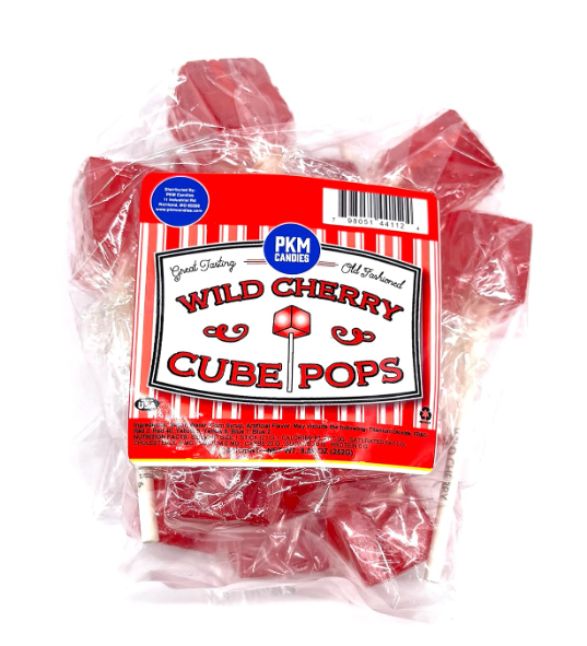 Wild Cherry Cube Pops - 12 Count
