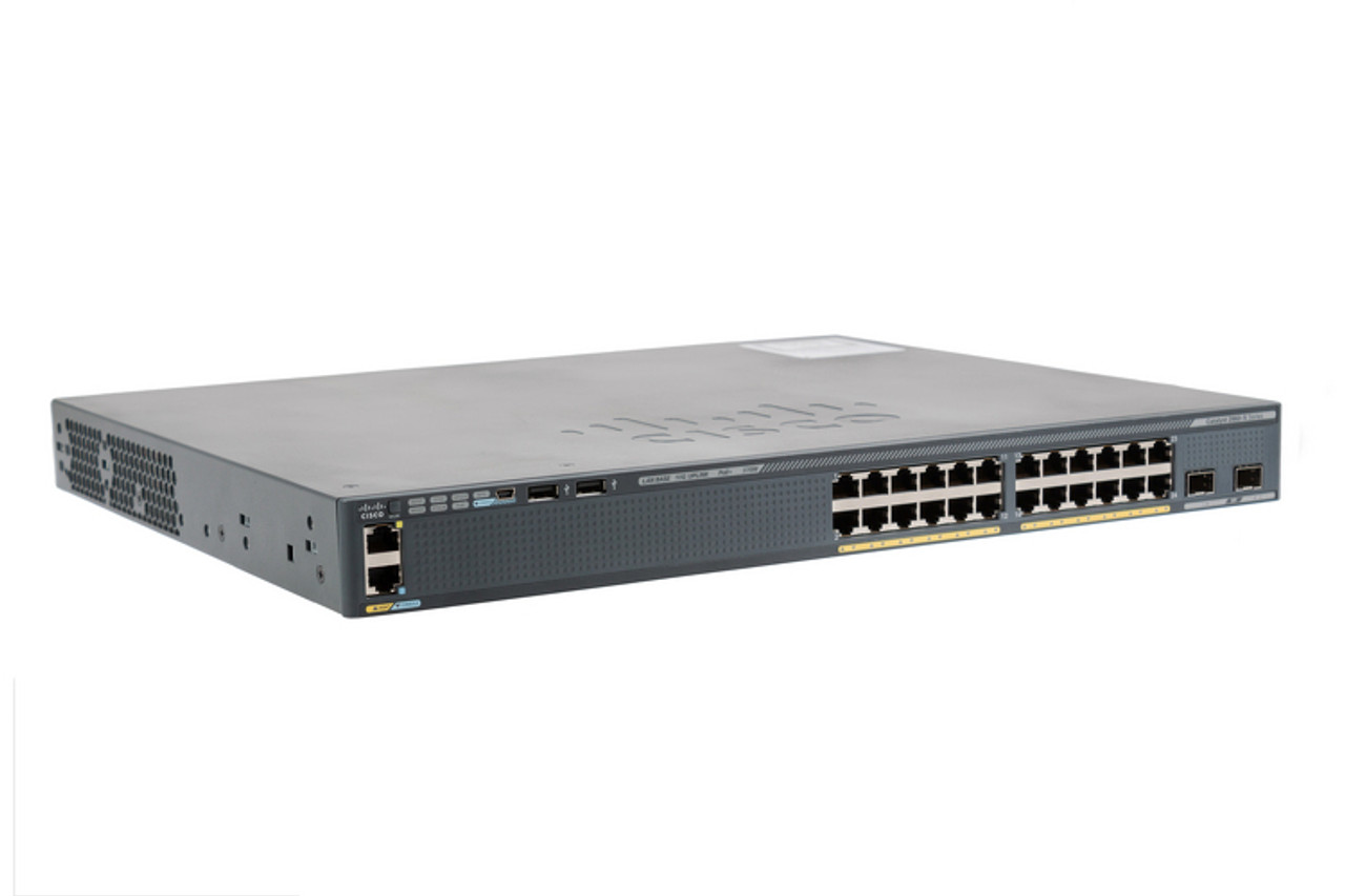 1週間保証 CISCO Catalyst 2960-X Series WS-C2960X-24TD-L T009352-