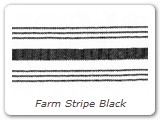 Farm Stripe Black