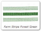 Farm Stripe Forest Green