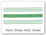 Farm Stripe Kelly Green